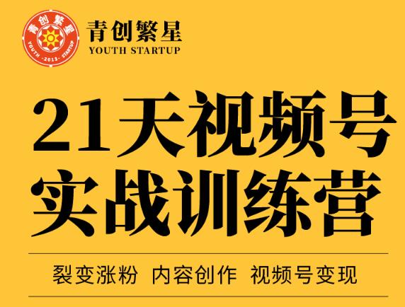 张萌21天视频号实战训练营，裂变涨粉、内容创作、视频号变现 价值298元|小鸡网赚博客