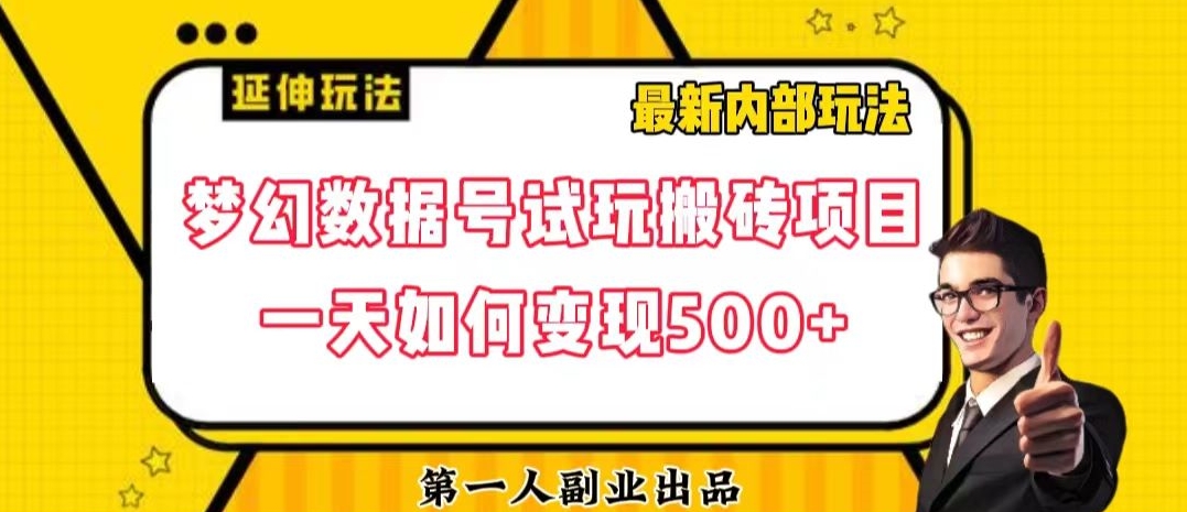 数据号回归玩法游戏试玩搬砖项目再创日入500+【揭秘】|小鸡网赚博客