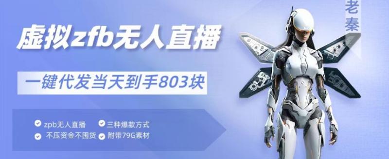 老秦轻创系列课程78:通过支付平台无人带货、不囤货佣金10%一键代发当天到手803块|小鸡网赚博客