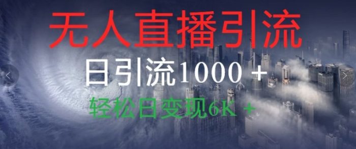 抖音快手视频号全平台无人直播引流1000+精准创业粉玩法拆解|小鸡网赚博客