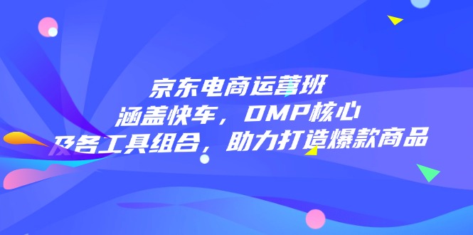 （14131期）京东电商运营班：涵盖快车，DMP核心及各工具组合，助力打造爆款商品|小鸡网赚博客