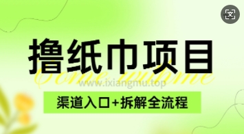 低价撸纸0元免单_项目拆解全流程+渠道入口|小鸡网赚博客